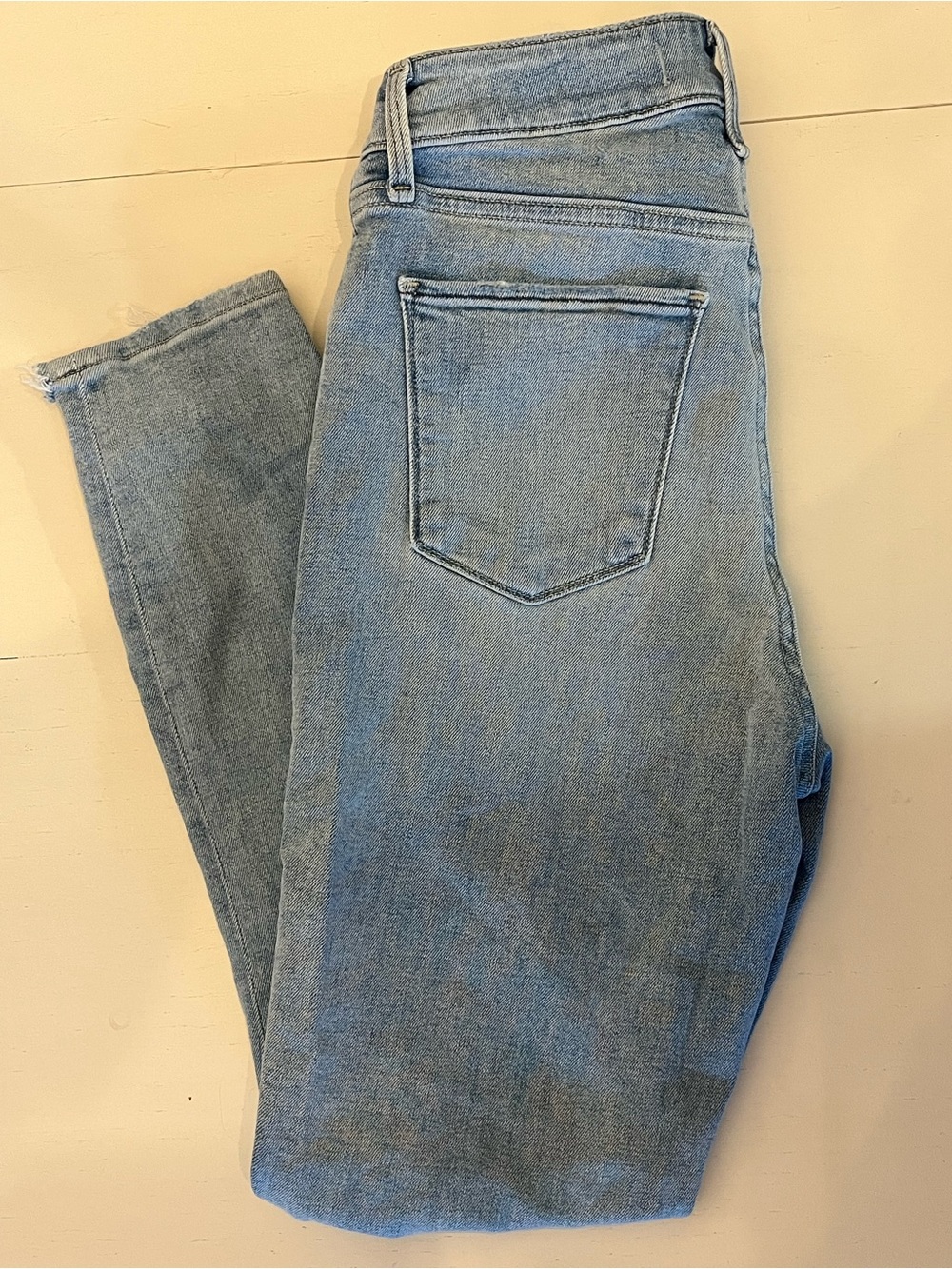 Abercrombie & Fitch Curve Love High Rise Super Skinny Ankle Jeans Blue 27